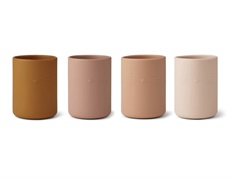 Liewood cat rose multi mix silicone cup Ethan (4-pack)